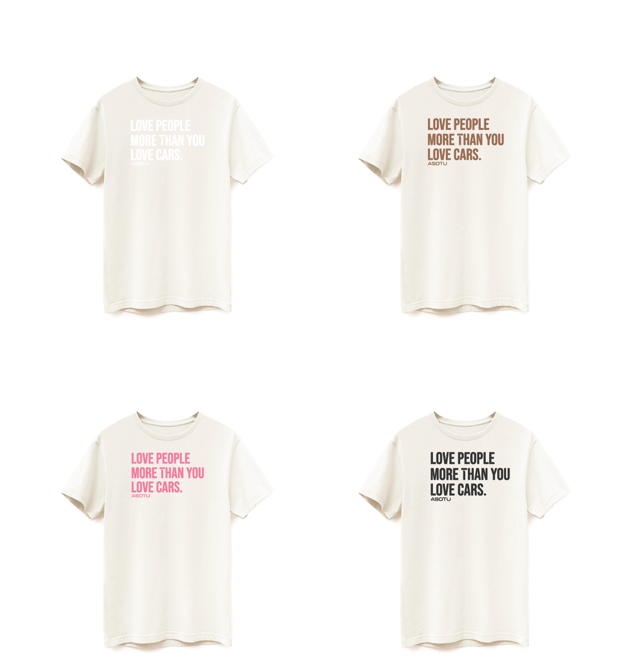 ASOTU CON Black Love People More Short Sleeve Tee