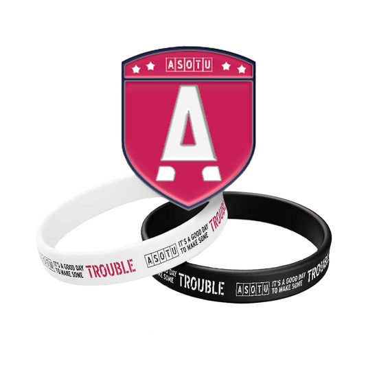 Lapel Pin & Wristbands Set