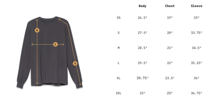 2026 (Natural) Long Sleeve Love People More Than Cars Tee