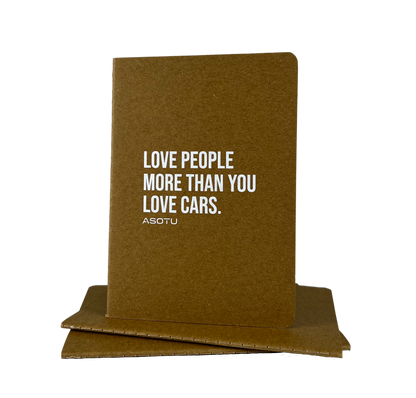 Love People More Than You Love Cars Notebook