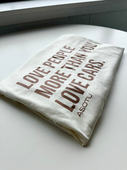 2026 (Natural) Long Sleeve Love People More Than Cars Tee